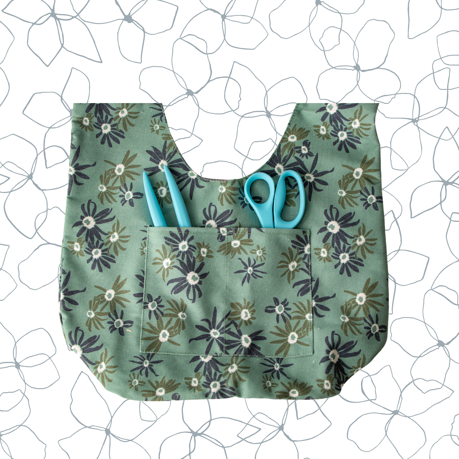 floral foraging bag